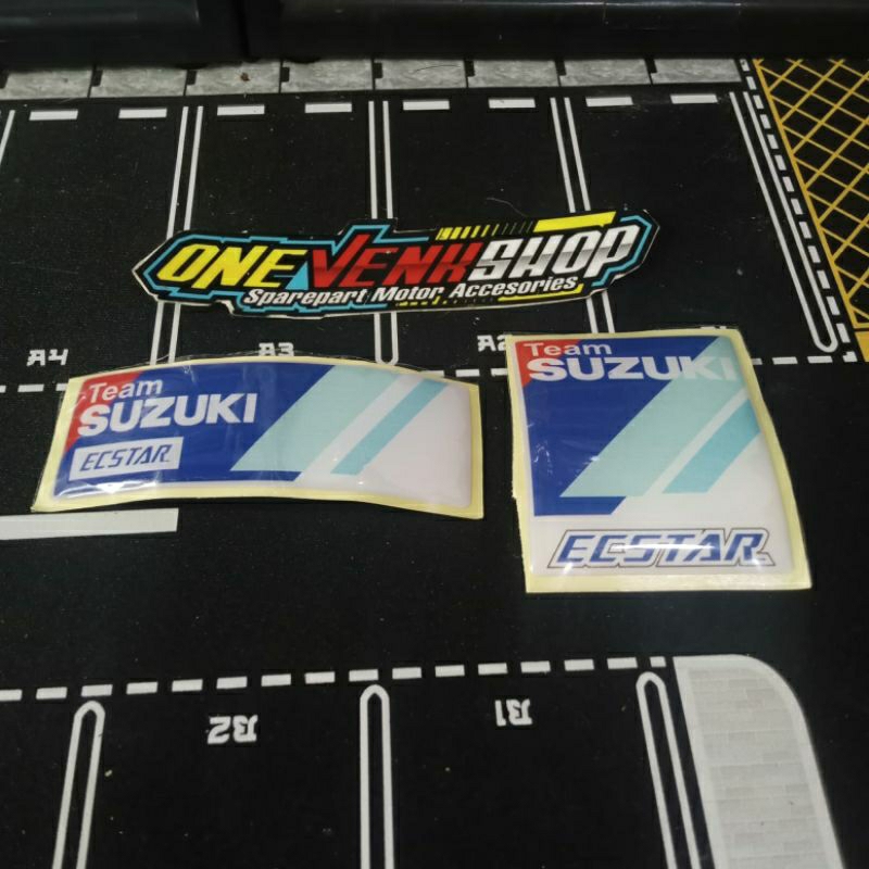 STICKER TIMBUL EMBLEM TEAM SUZUKI ECSTAR