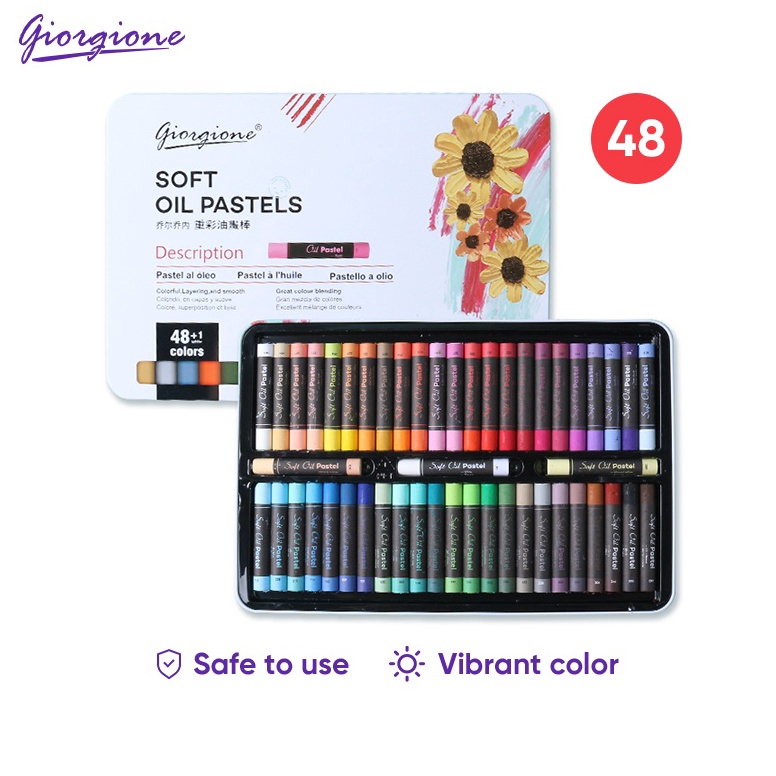 

Giorgione Krayon Pastel Minyak Crayon Oil Pastel 243648 Warna GOPT d U3R6