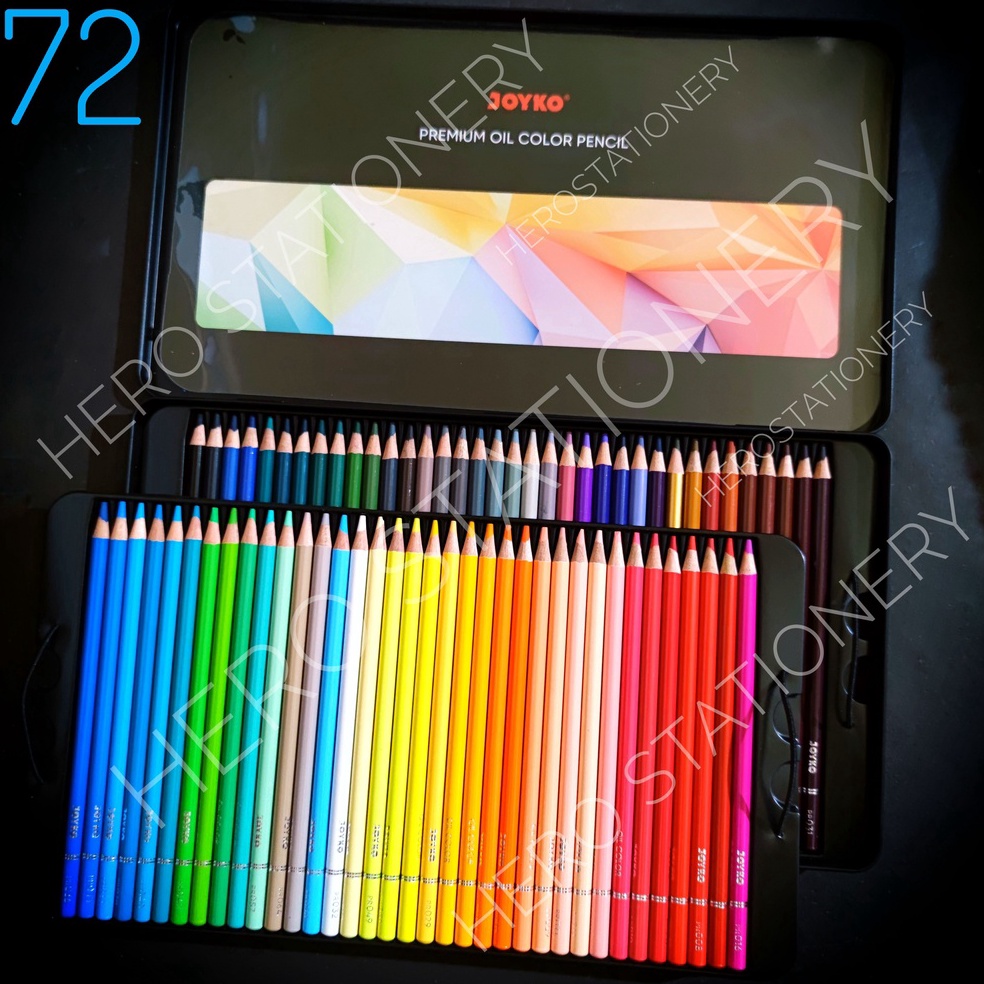 

Joyko pensil warna premium oil color pencil kaleng 72 warna TC12672 i S2J3