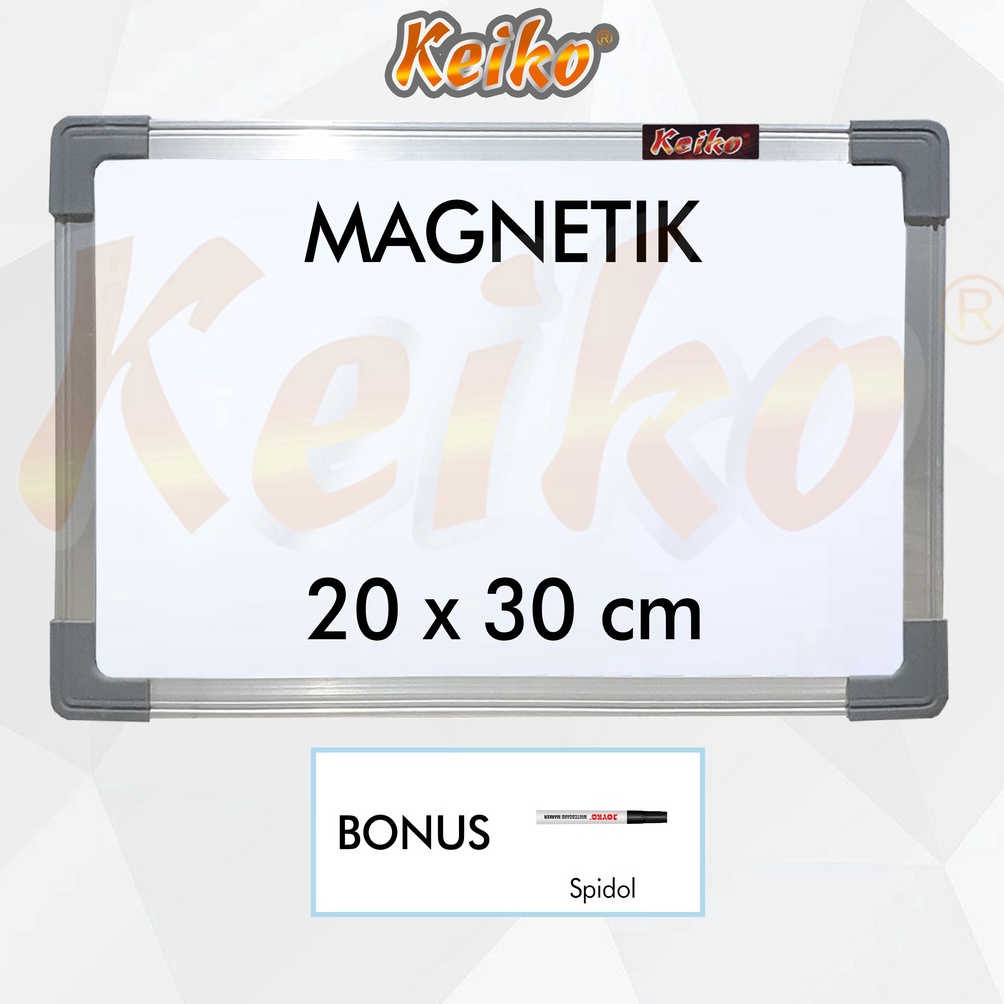 

Papan Tulis Whiteboard White Board Gantung Magnet Single Face Keiko 2 x 3 cm v I2H7