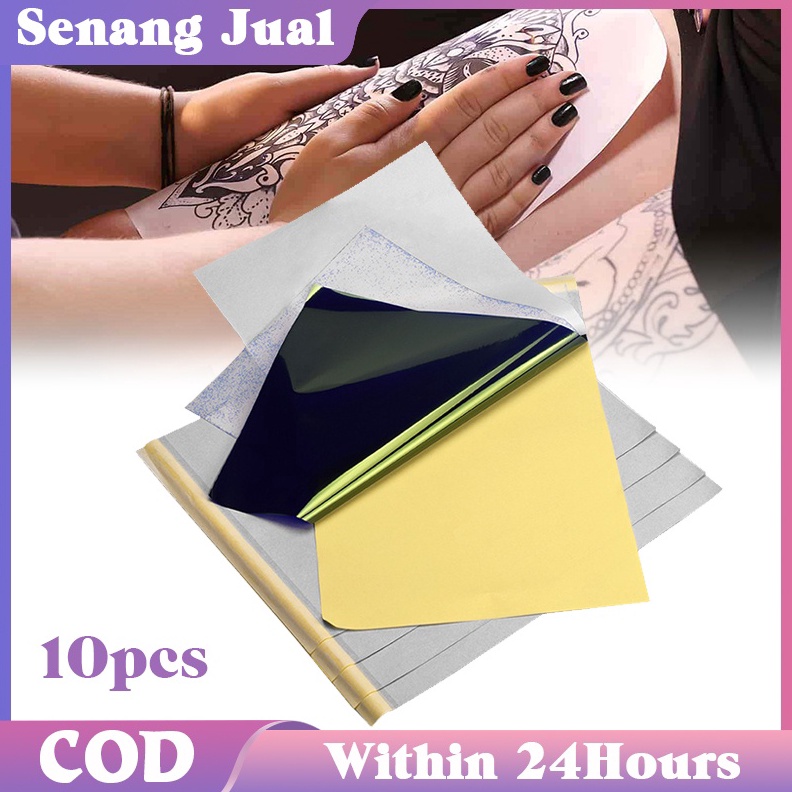 1Pcs Kertas Tato  Kertas Karbon Tatto  Kertas Transfer Tatto  Carbon Thermal Tracing Transfer Stensi