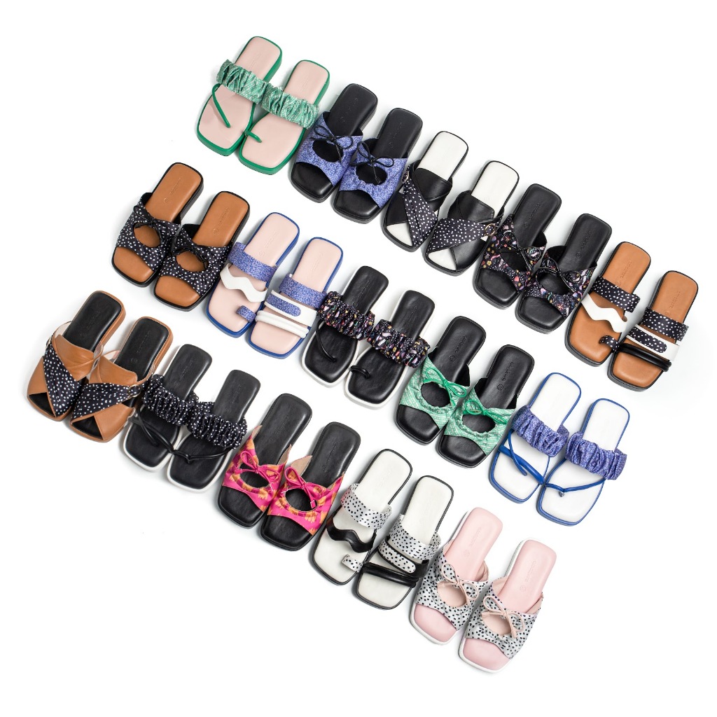 Quincy Zora Petra Platform Sandals Sepatu Wanita