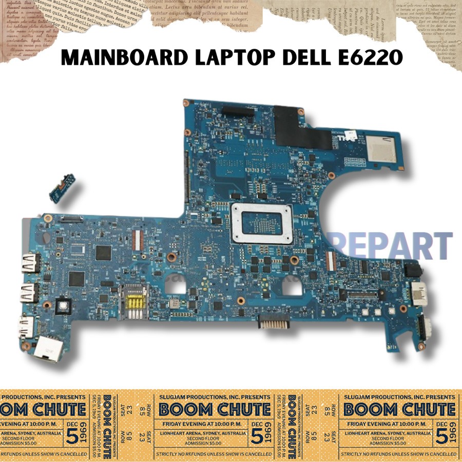 MAINBOARD LAPTOP DELL E6220 SEKEN ORIGINAL