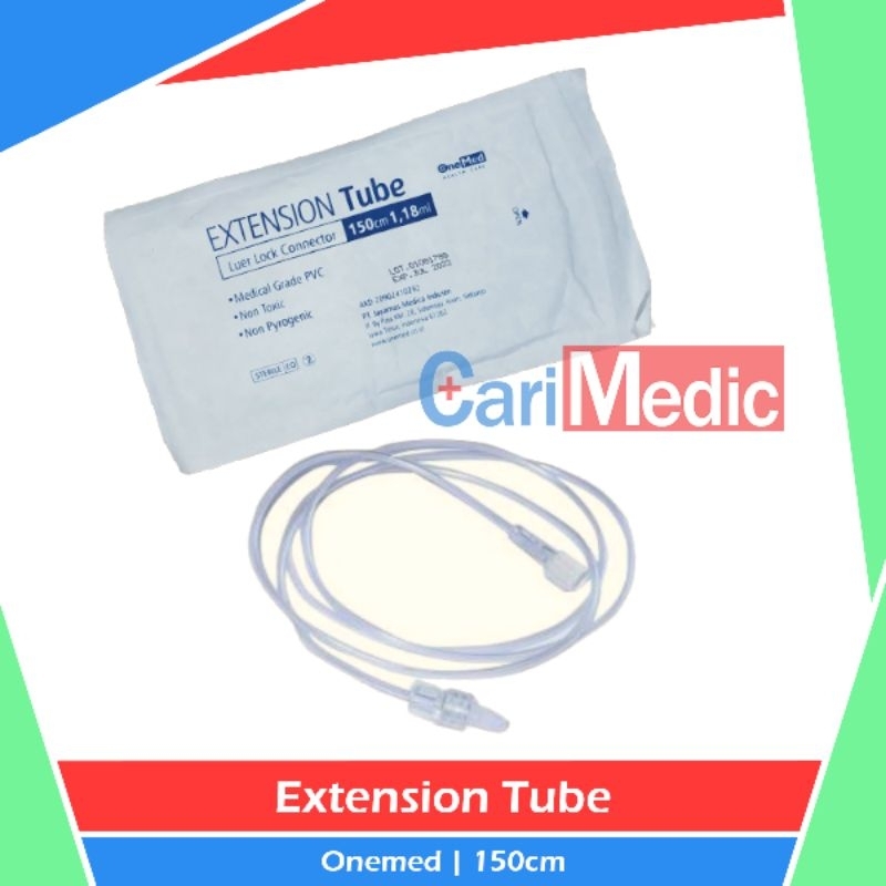 Selang Extension 150cm Extention Tube OneMed Luer Lock Connector