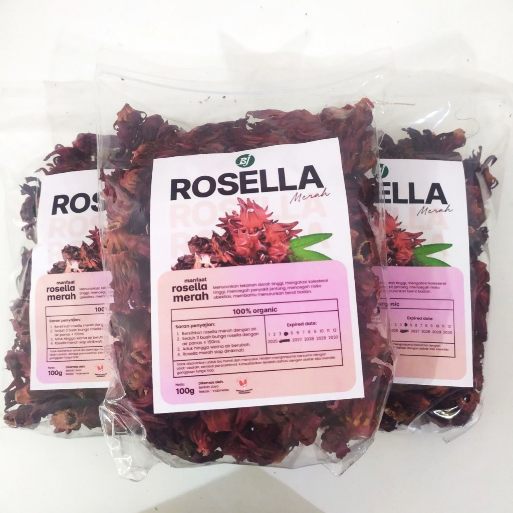 

Teh Bunga ROSELLA merah / Teh ROSELA merah / rebus /curah Berkah Jaya 100Gr