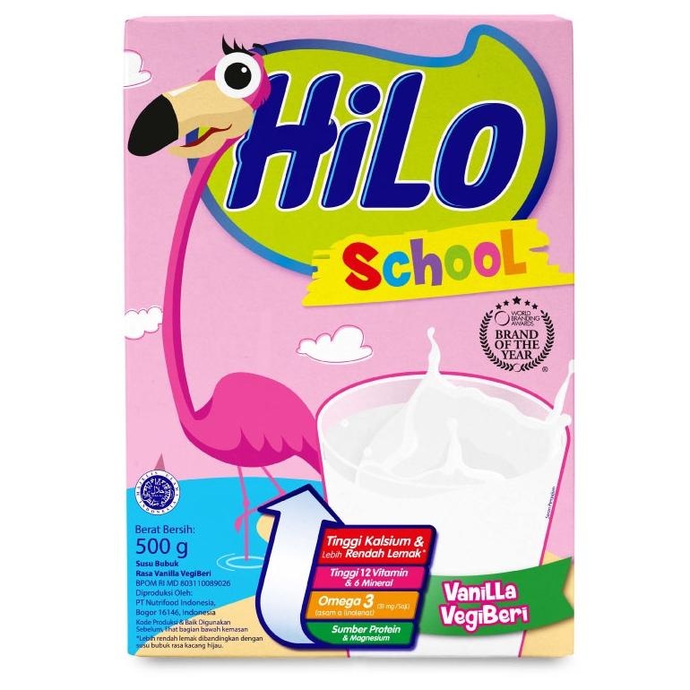 

HiLo School Vanilla 500 gram - Susu Tinggi Kalsium