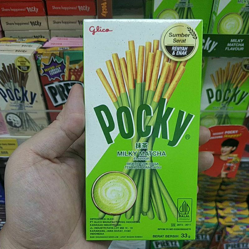 

Pocky Stick Rasa Milky Matcha 33gr