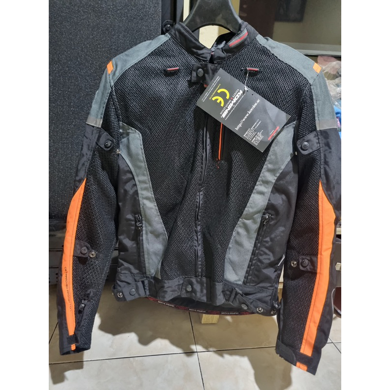Komine JK-069 Black/Orange Original NEW