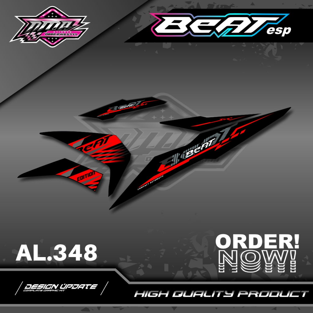 Sticker (COD) Striping Beat Esp 2016 - 2019 Sticker list Beat Esp Striping Custom Beat Terbaru BEAT 