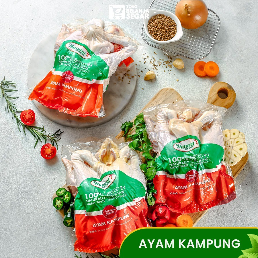 

Ayam Kampung Utuh Mini 650gr -750gr - Natural Poultry
