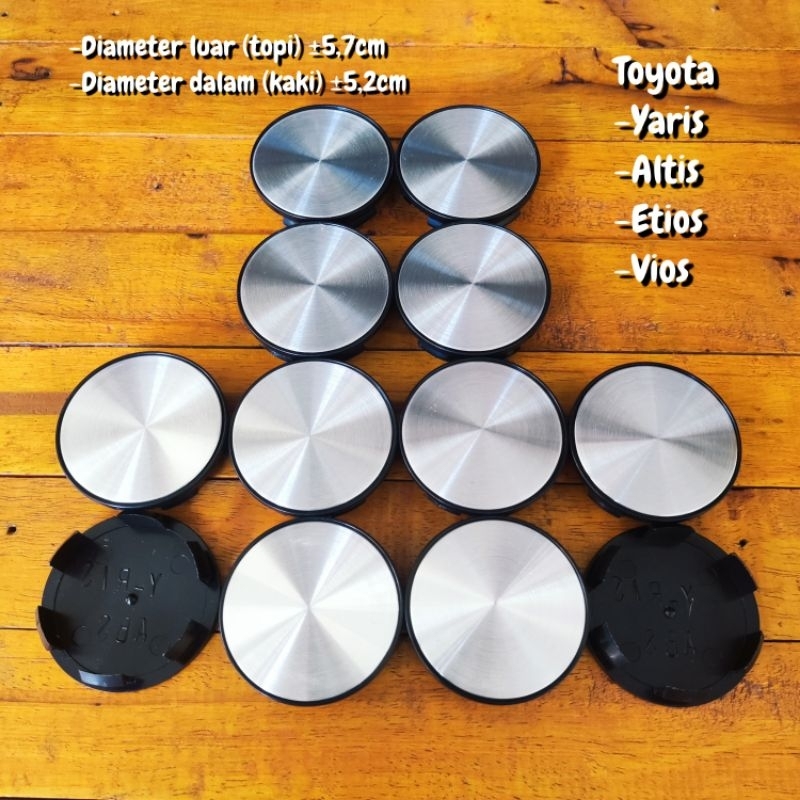 DOP VELG MOBIL TUTUP DOP VELG YARIS ALTIS ETIOS VALCO VIOS TUTUP DOP VELG AS RODA VARIASI