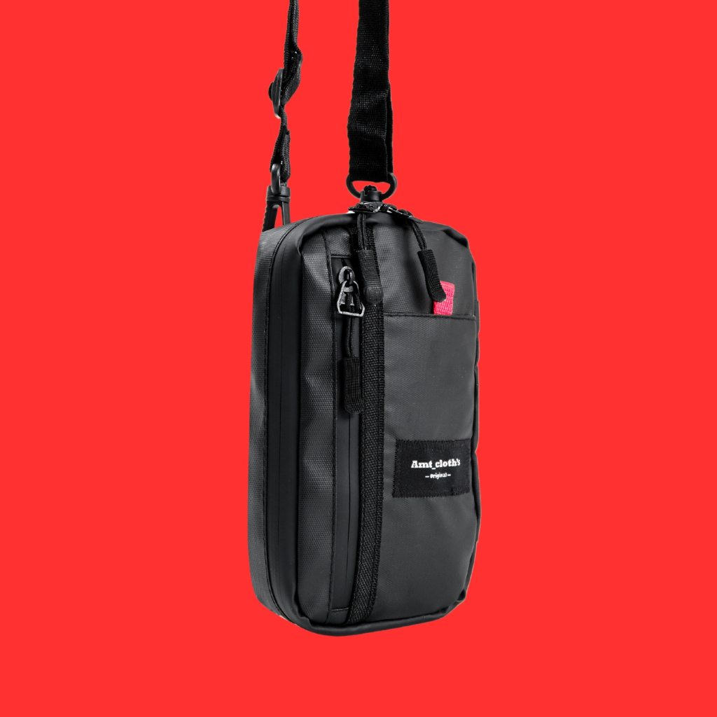 Amt Hanging Wallet - Tas Selempang Pria Tas Hp Dompet Waterproof - Tas Slingbag Kecil