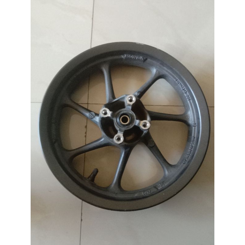 velg pelk pelek depan honda scoopy ring 12 original