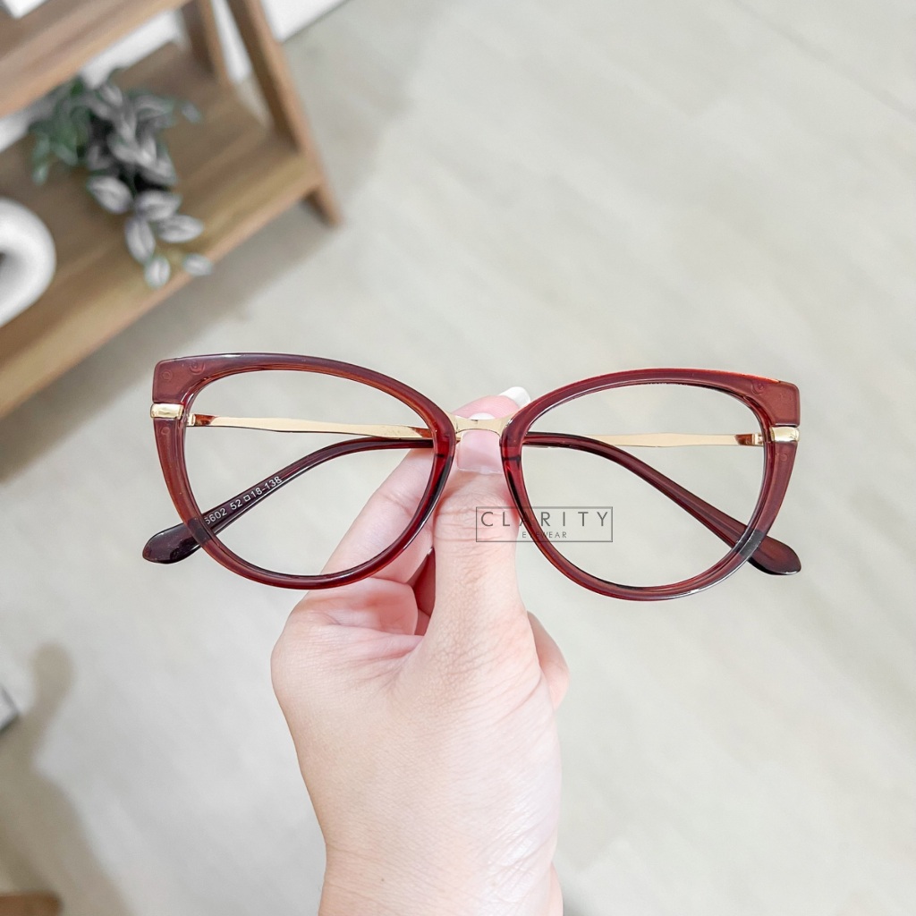 CLARITYEYEWEAR #96602 Frame Kacamata Wanita Fashion Korea