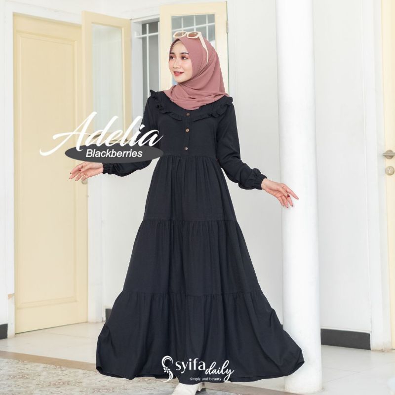 Couple Mom & Kids Adelia Gamis Mom Only Original by Syifa Daily