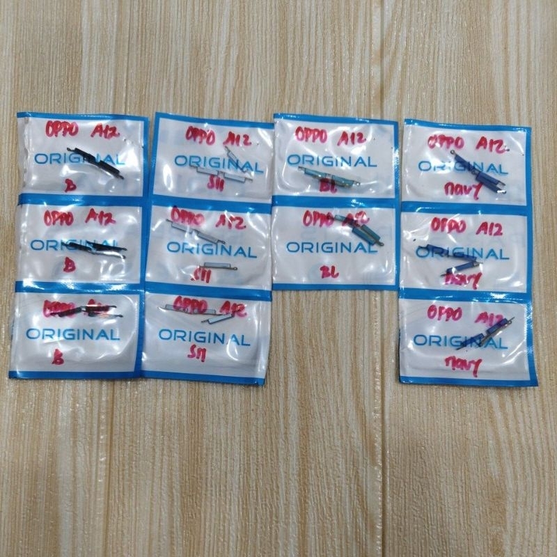 tombol luar/tombol volume on off Oppo A12