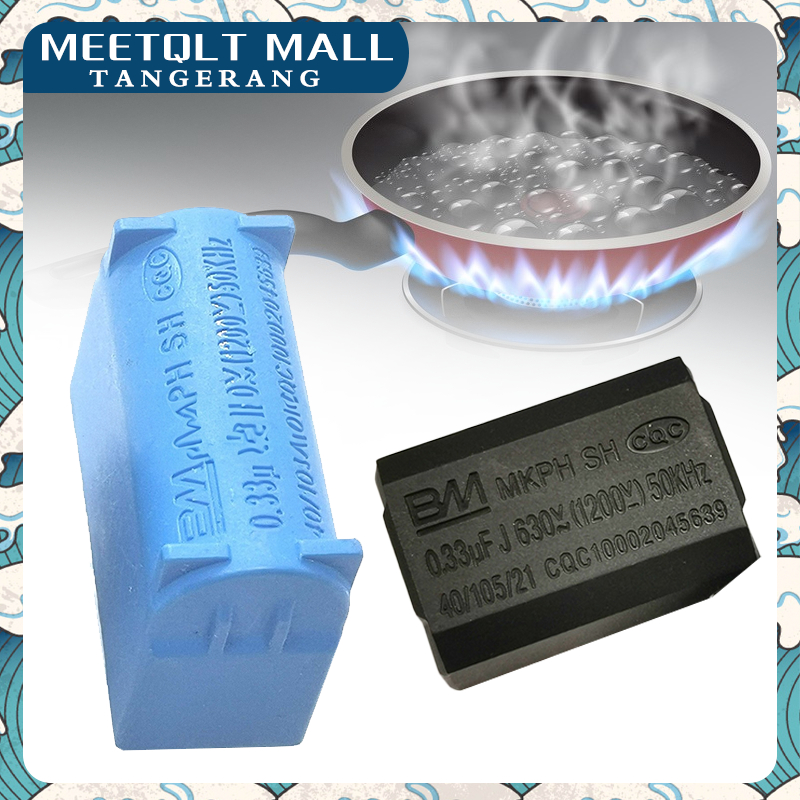 Kapasitor Mkp 0.33uf 630v -Ac 1200v-Dc/Capasitor Mkph/Kapasitor Induksi Cooker