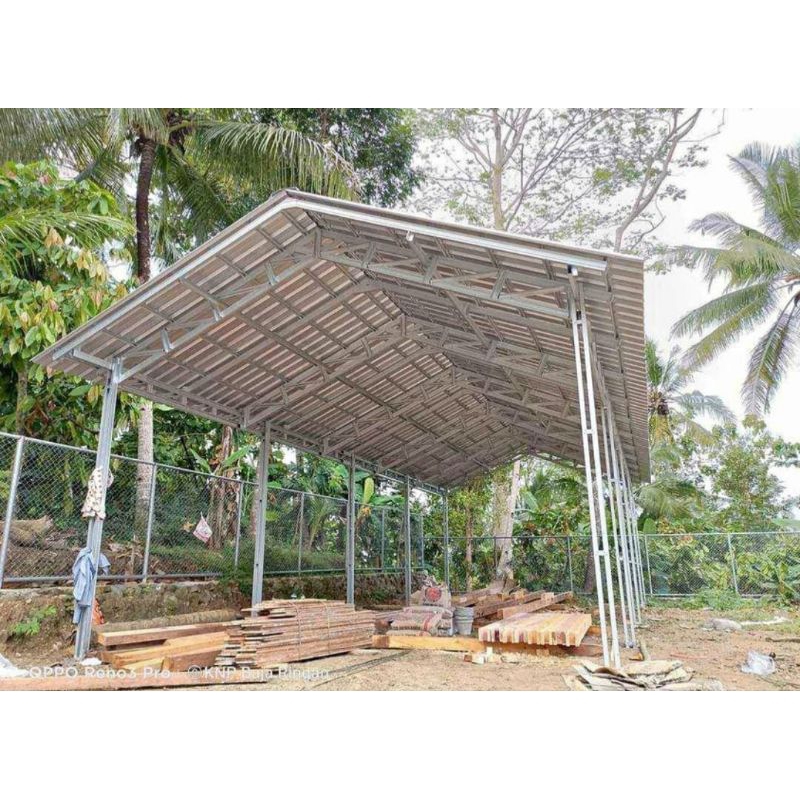 rangka baja ringan c 0,75 terpasang