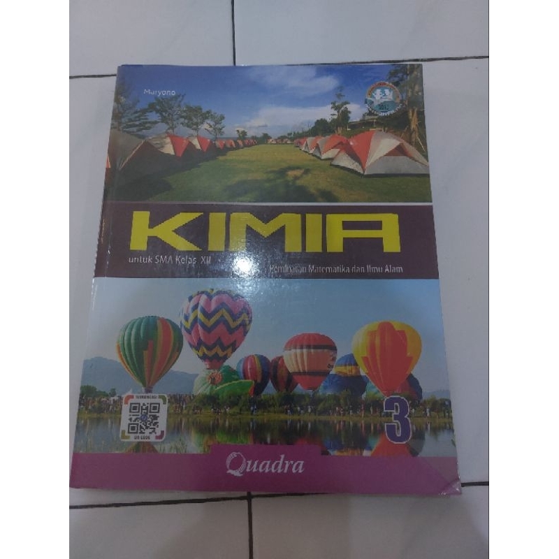 

Buku Paket Kimia XII penerbit Quadra kondisi mulus