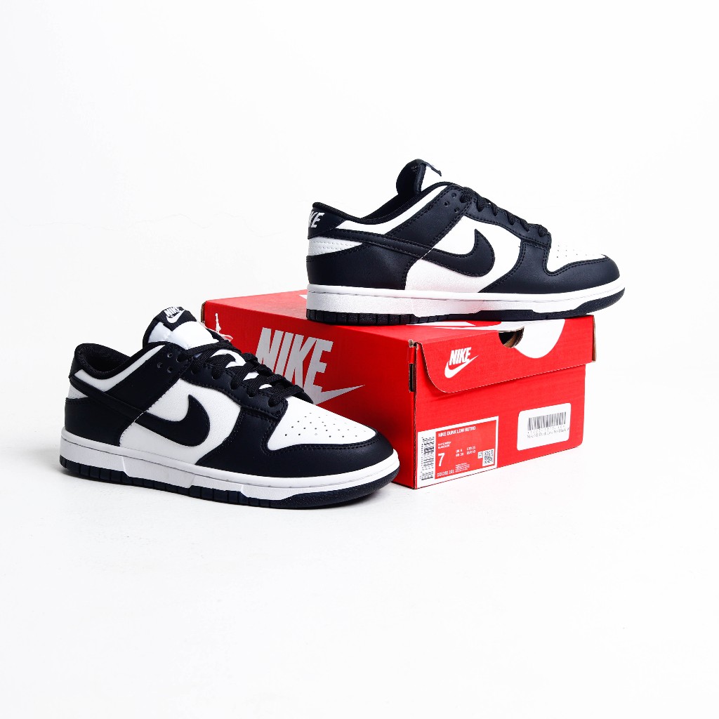 (DBX) Sepatu Nike SB Dunk Low Pro Black White