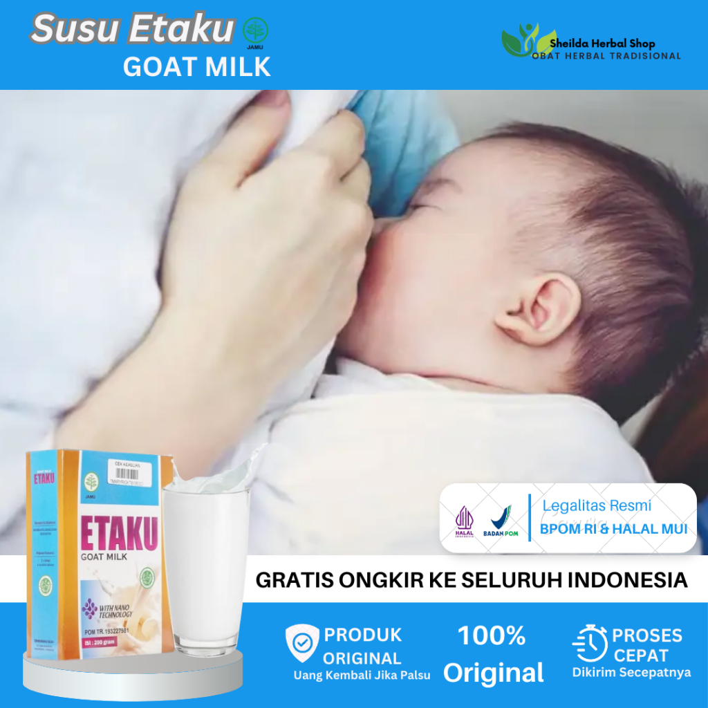 

Susu Etaku - Susu Pelancar ASI Booster Ibu Menyusui Agar Cepat Gemuk, Penambah Berat Badan, ASI Lebih Sehat, Suplemen Pelancar ASI Ibu Menyusui, Menjaga Daya Tahan Tubuh Ibu Menyusui, Nutrisi ASI