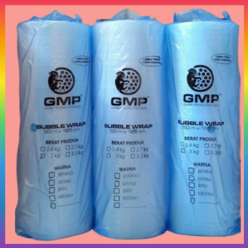 

Bubble Wrap GMP 125 CM X 50 CM PRODUK ASLI/DISTRIBUTOR RESMI