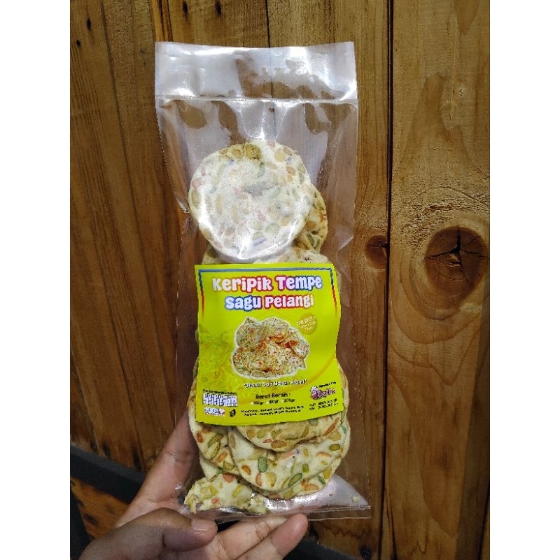 

[Oleh-Oleh Khas Malang] Kripik Tempe Sagu Pelangi Aneka Rasa 45 Gram