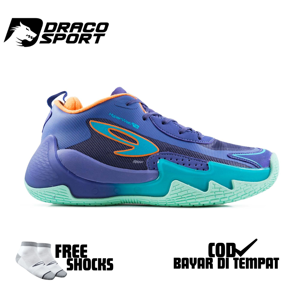 SEPATU TRAINING 910 Nineten NAKAMI FLOW - UNGU/BIRU-MD/JINGGA