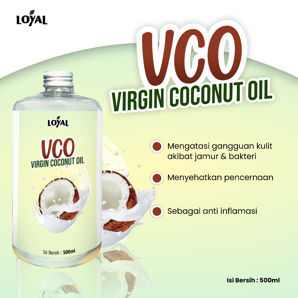 

VCO Extra Virgin Coconut Oil 500ml Minyak Kelapa Murni Asli VCO Kualitas Terbaik