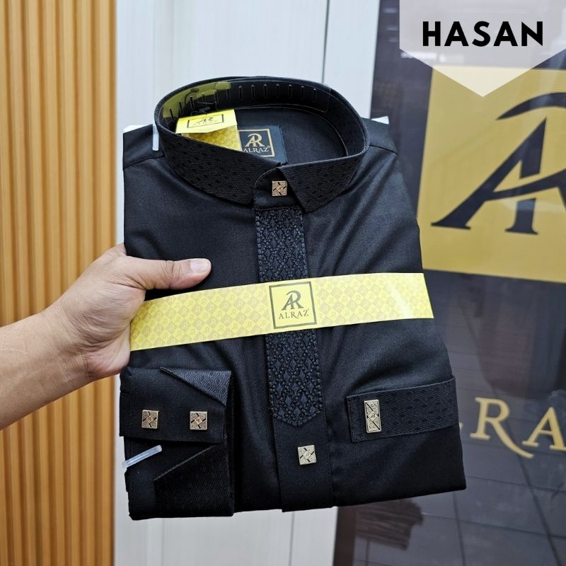 Jubah Al Raz Series Hitam HASAN Jubah Alraz