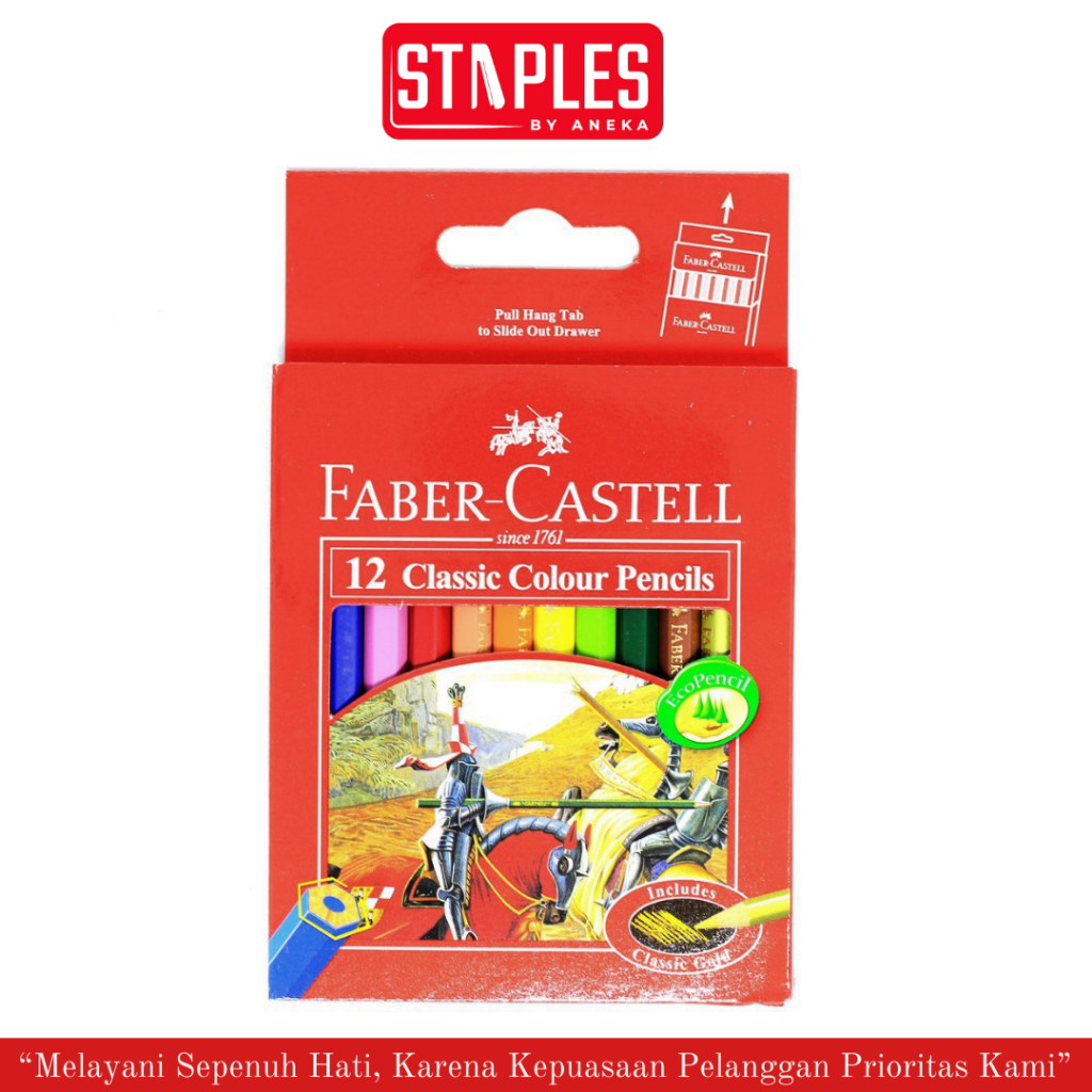 

Pensil 12 Warna Pendek Faber Castell Classic / Colour Pencils