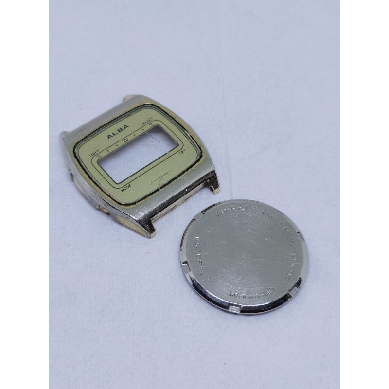 Case body caseback jam tangan digital alba vintage part arloji klasik
