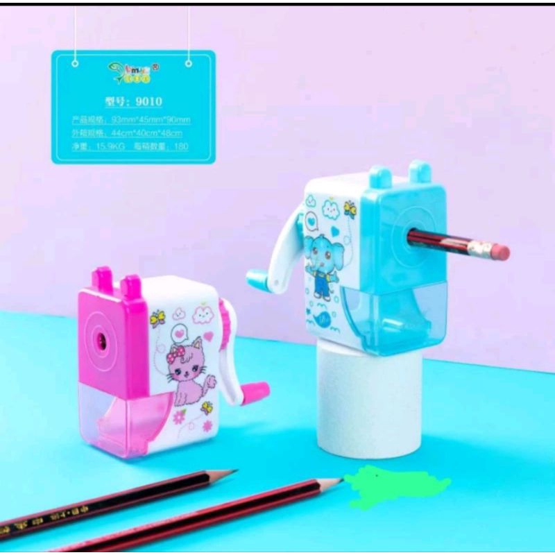 

(pink/biru) Rautan meja/rautan pensil/rautan pink/rautan biru