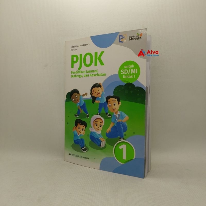 PJOK Erlangga Kelas 1-6 Kurikulum Merdeka