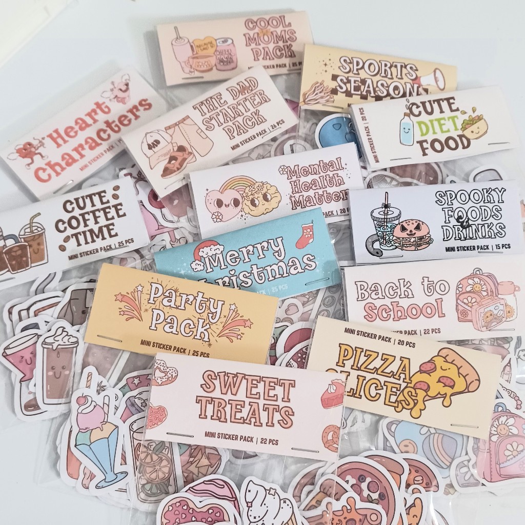 

Mini Sticker Pack Collection | Deco Sticker
