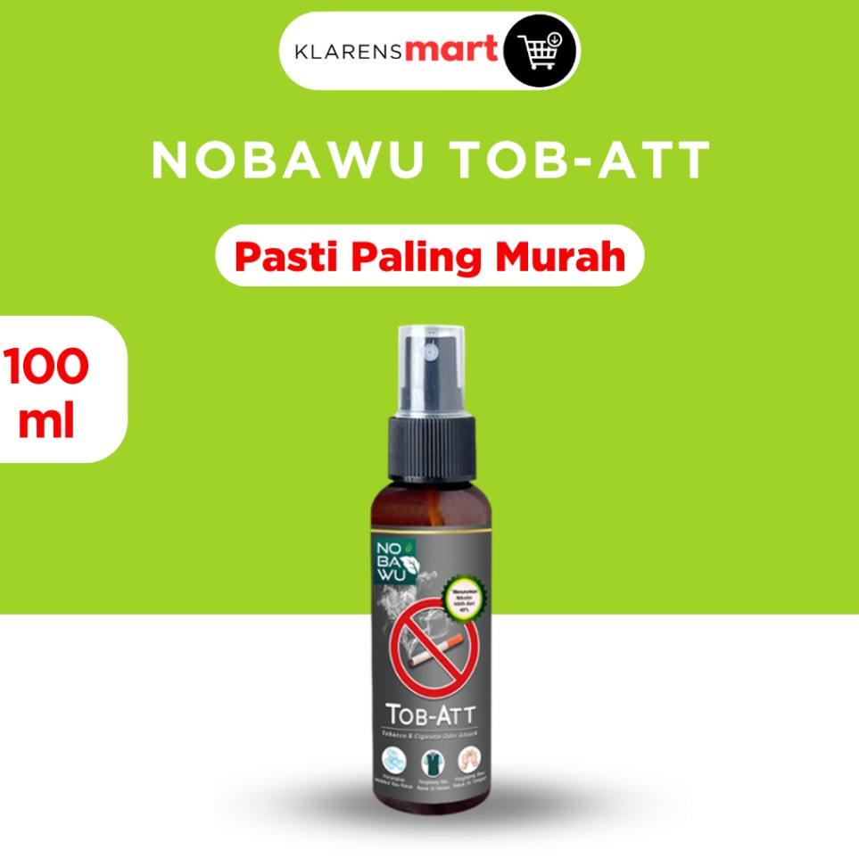 KODE D5H Penghilang Bau Asap Rokok  Nobawu TobAtt 1 ml