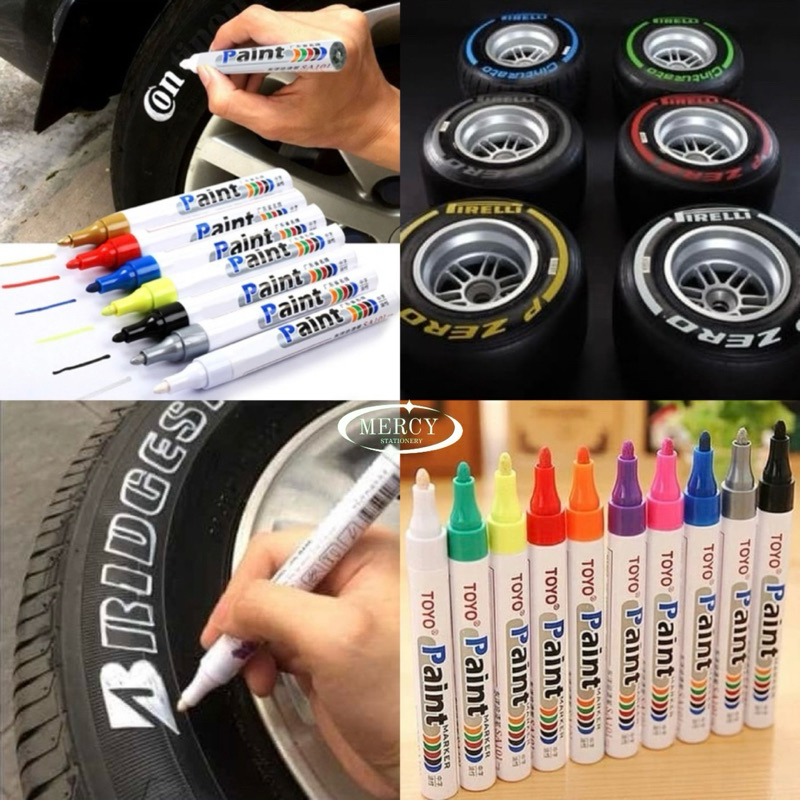 

Spidol Ban Mobil Motor Vauto Toyo Paint Marker Karet