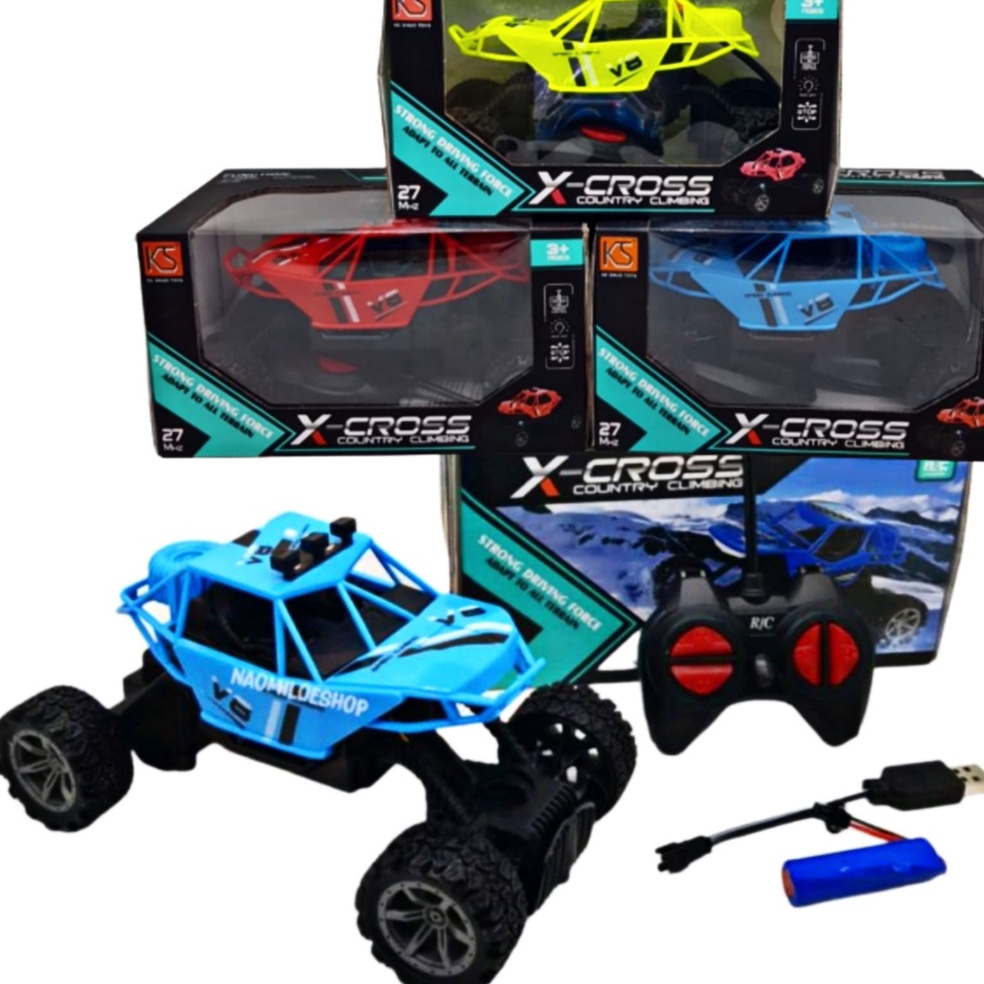 KODE Y9S8 Remote Control Mobil Jip x cross country climbing Mainan Rc Off Road Jeep Ban Karet Mobila