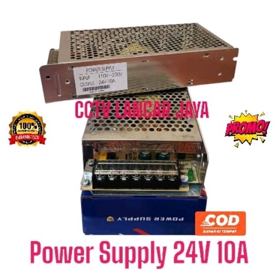 Power Supply 24 Volt 10 Amper trafo adaptor powersupply