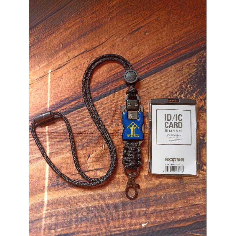 

Tali Lanyard id Card Logo PENGAYOMAN Sudah termasuk Case holder