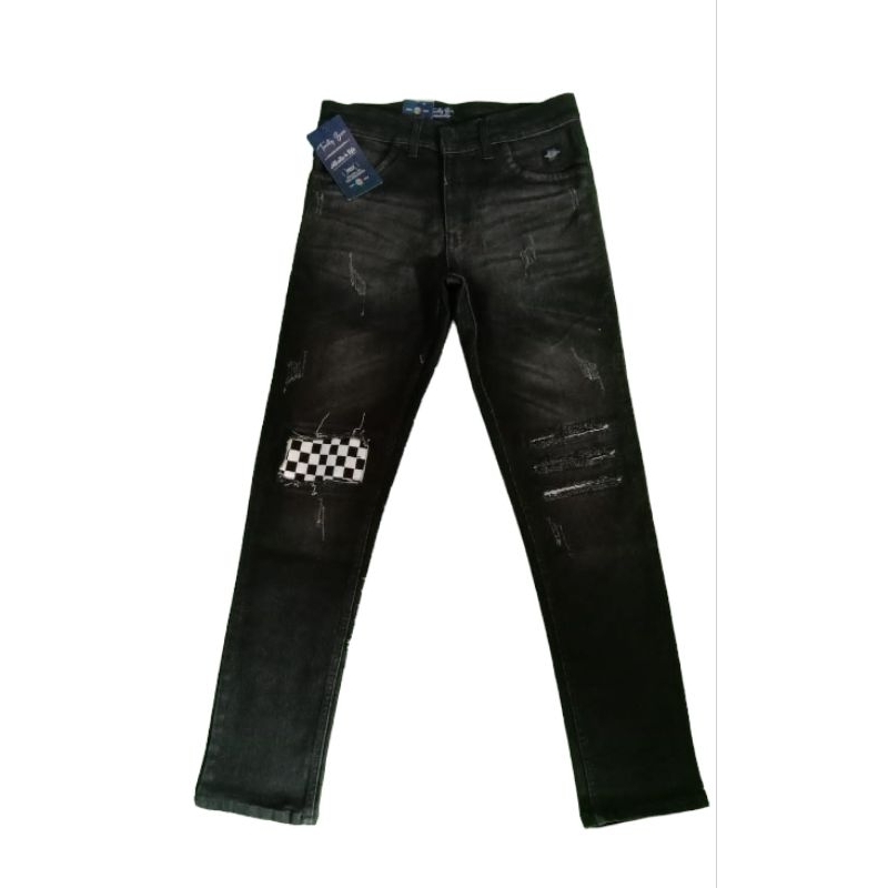 Celana Jeans Panjang Sobek Catur Celana Ripped