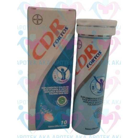 CDR Fortos Suplemen tulang Tablet Effervescent