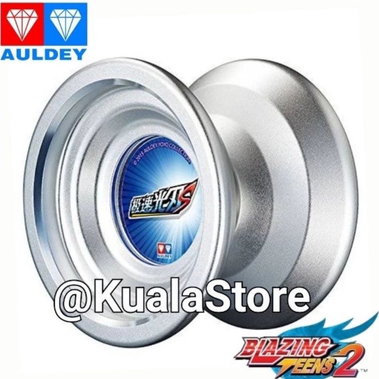 KODE R5Q9 Yoyo Auldey Blazing Teens Original FLASHY BLADE S Metal Series Level 4 Yoyo Contest Profes