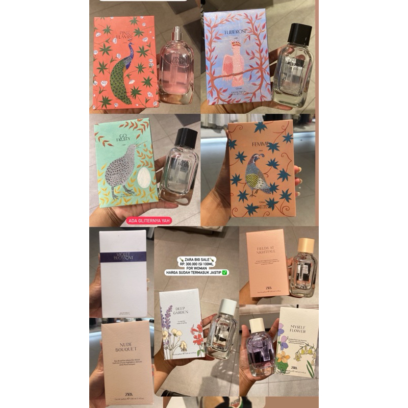 SALE Zara parfum edp original store