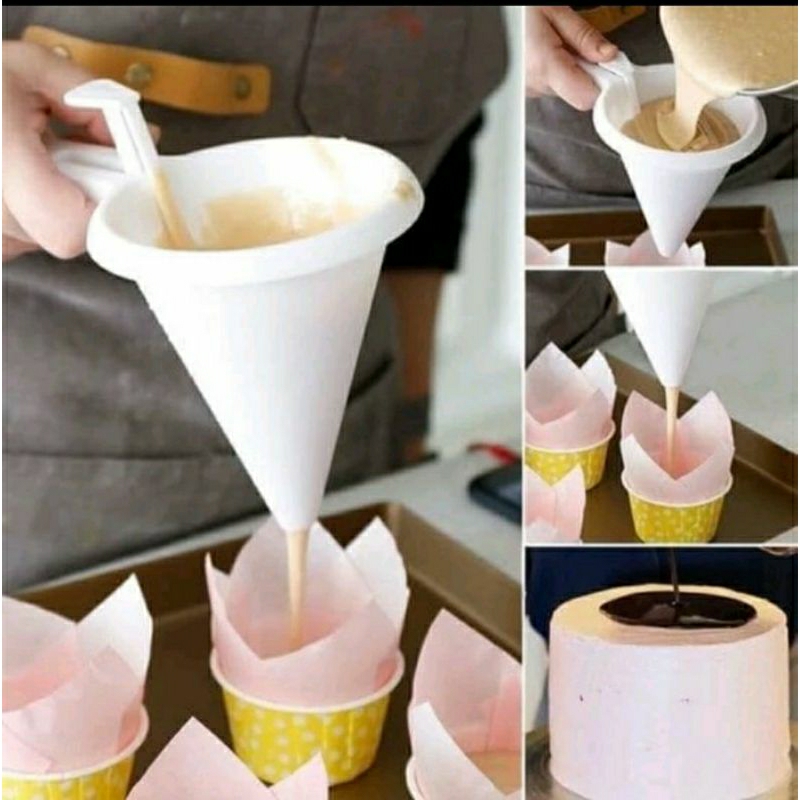 corong dispenser adonan kue