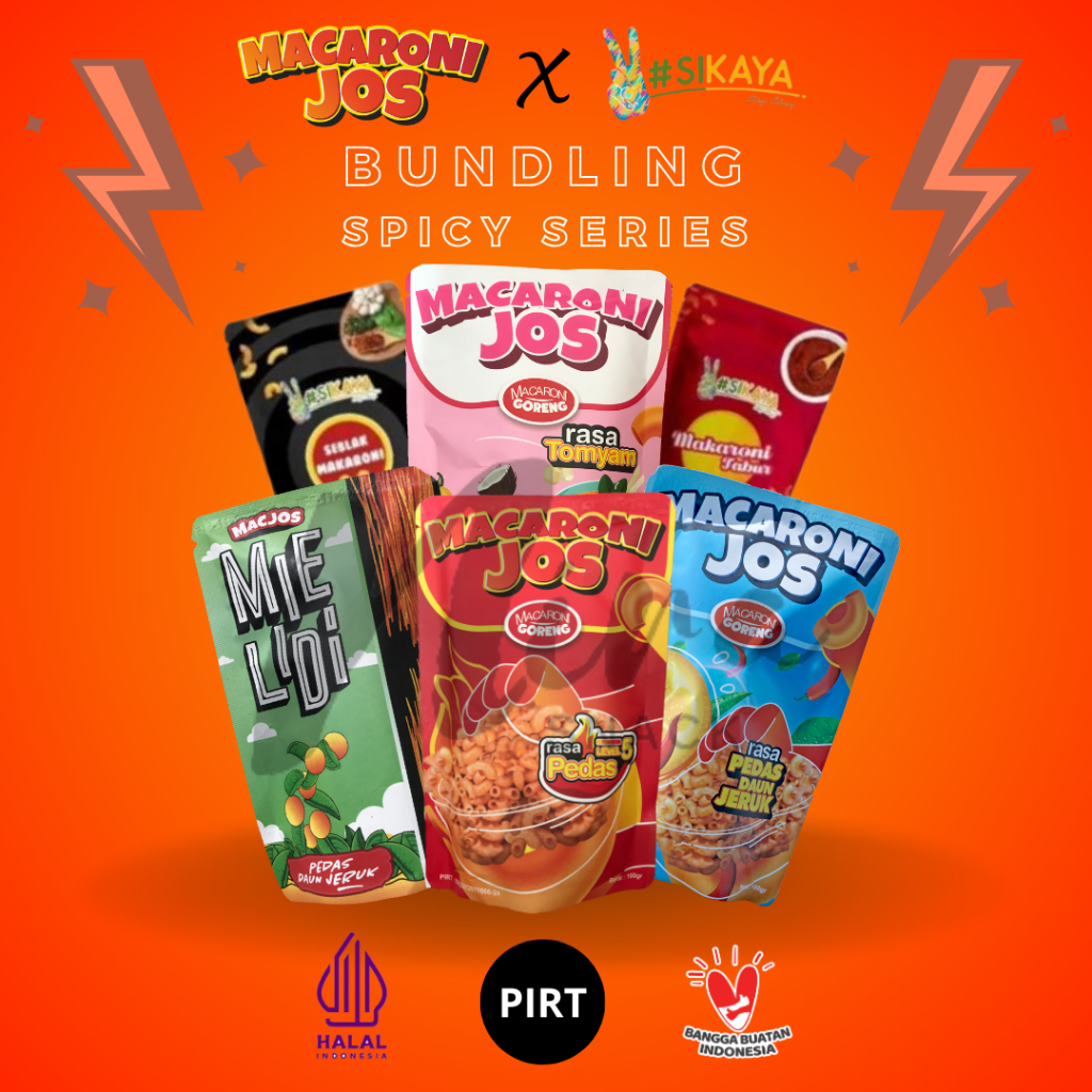 

Macjos & Sikaya | Makaroni Goreng Paket Bundling (Mix Spicy Series)