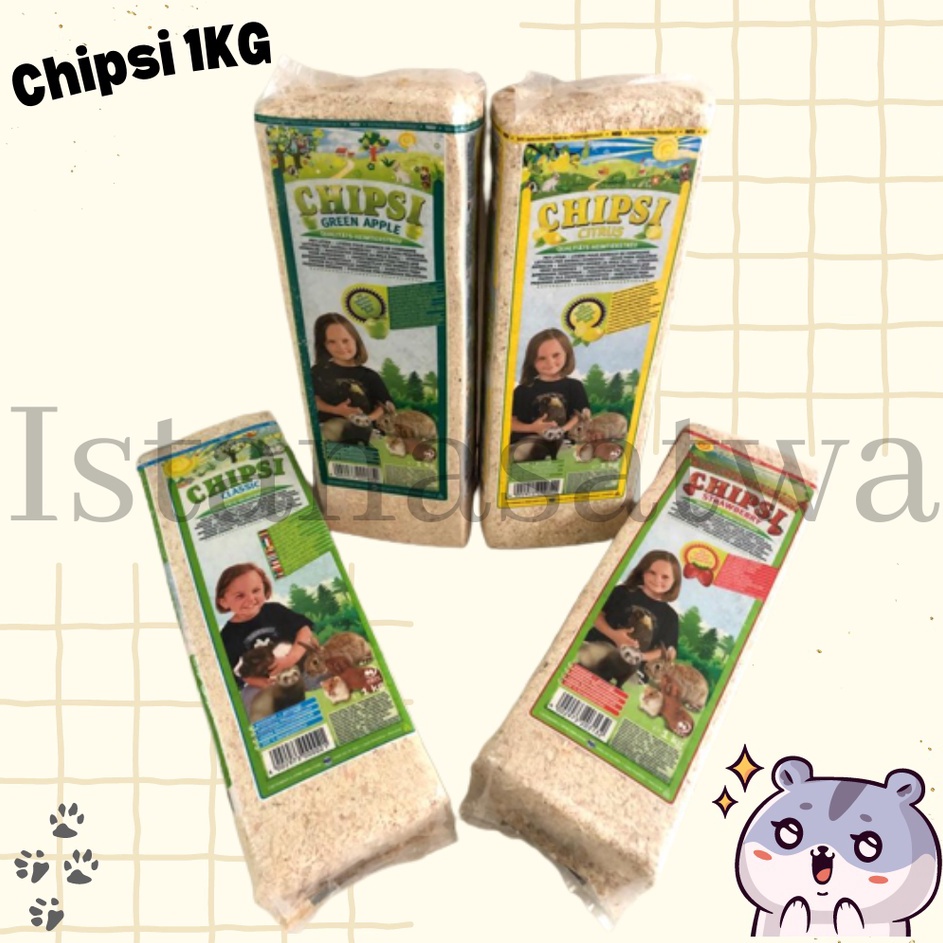 FG2 Chipsi Wood 1Kg Pet Litter Serbuk Kayu Wangi Hamster Kelinci