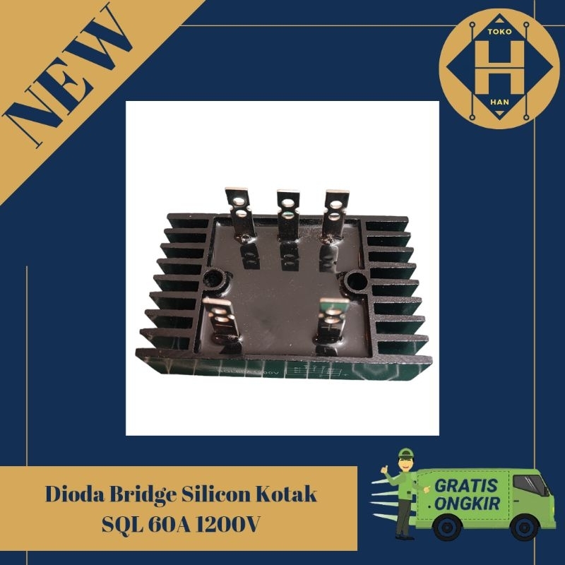 Dioda Bridge Silicon Kotak SQL60A 1200V Genset RRC 5 Kaki