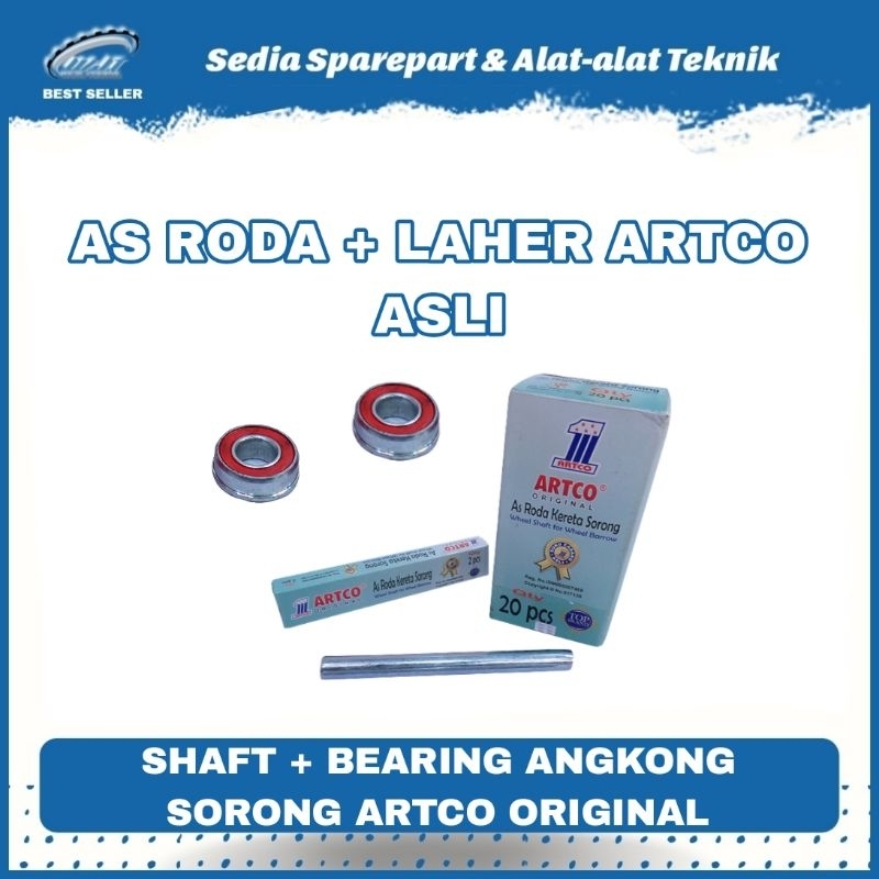 PAKET AS RODA DAN LAHER GEROBAK ANGKONG ARTCO PRODUK ASLI