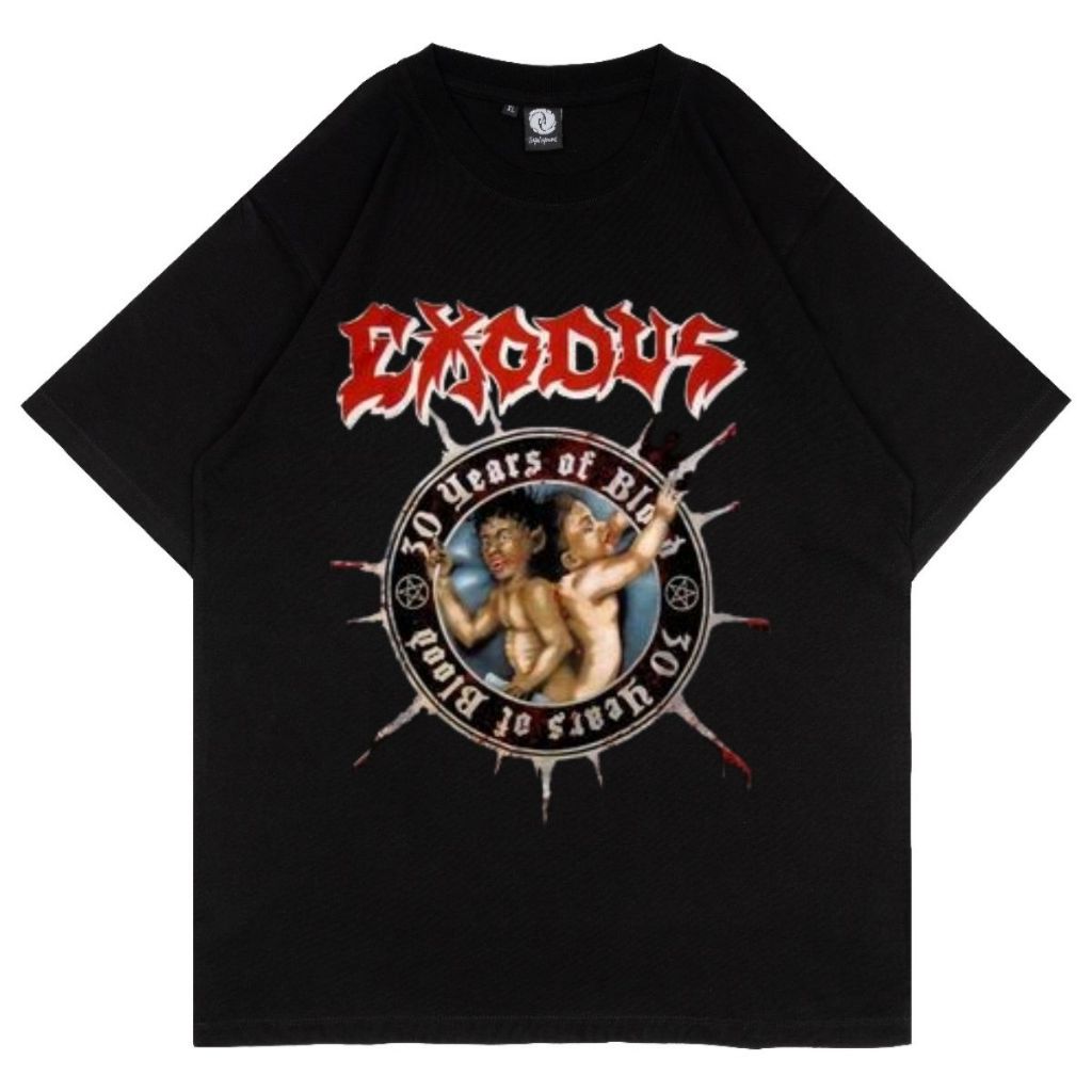 Oversize T-Shirt Distro Black Exodus